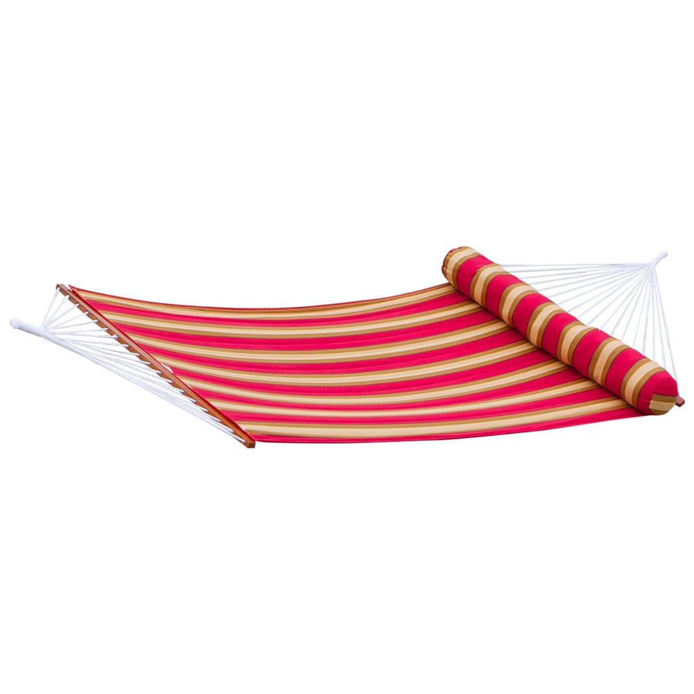 Rst Cantina Striped Polyspun Hammock Bed With Bolster Pillow