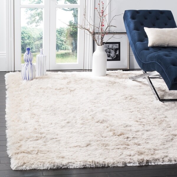 Safavieh Handmade Silken Glam Paris Ivory Rug 8 X 10 Safavieh Handmade Silken Glam Paris Ivory Rug 8 X27 X