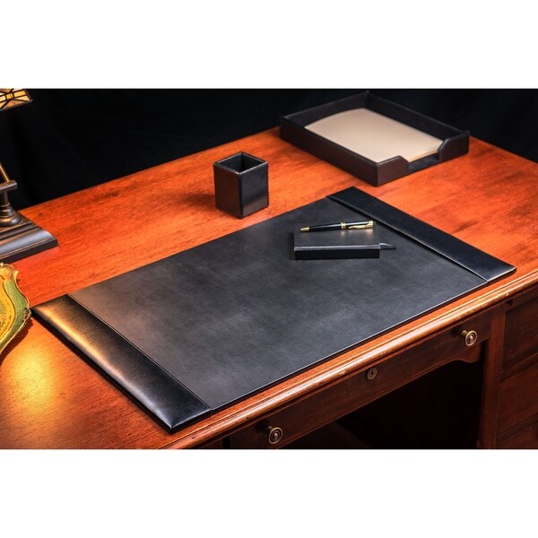 Desk Pads Blotters Office Supplies Dacasso Black Econo Line