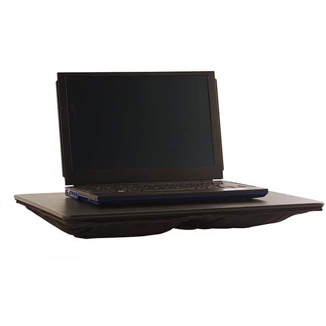 Dacasso Black Leather Laptop Desk (17x14)