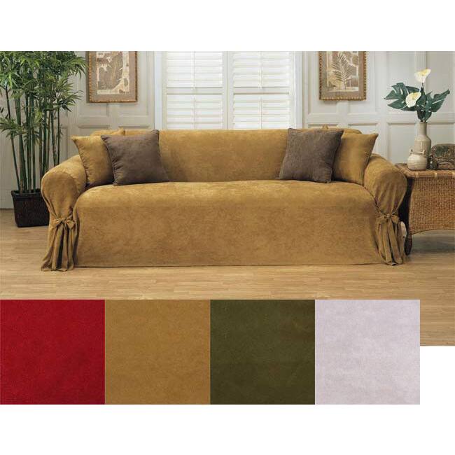 Classic Slipcovers Microsuede Loveseat Slipcover