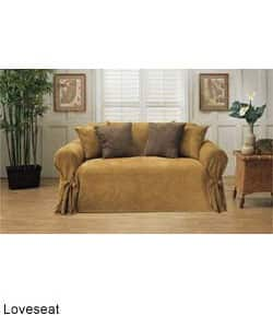 Classic Slipcovers Microsuede Loveseat Slipcover