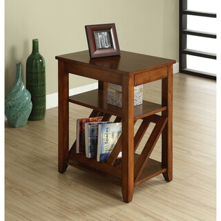 Furniture Of America Antique Oak 1 Drawer Magazine Rack End Furniture Of America Antique Oak 1 Drawer Magazine Rack End Table On Free Shipping Today 6570087