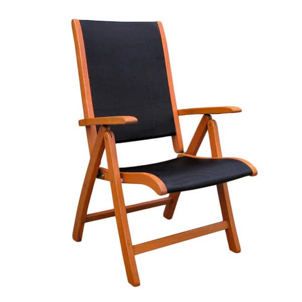 International Caravan Set of Two Royal Tahiti Outdoor Wood 5-Position Folding Chair International Caravan Set of Two Royal Tahiti Outdoor Wood 5-Position Folding Chair