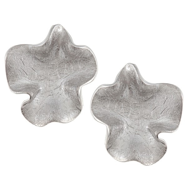 Breeze Sterling Silver Wave Stud Earrings Sterling Silver Earrings