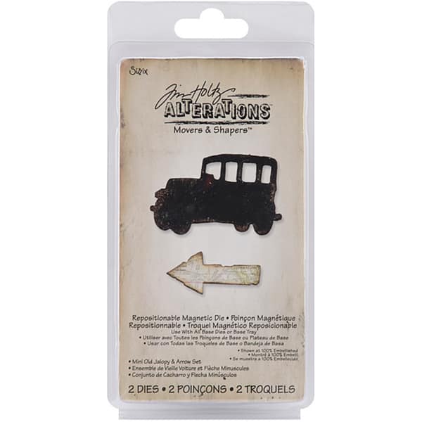 Sizzix Movers & Shapers 'Mini Old Jalopy and Arrow' Dies By