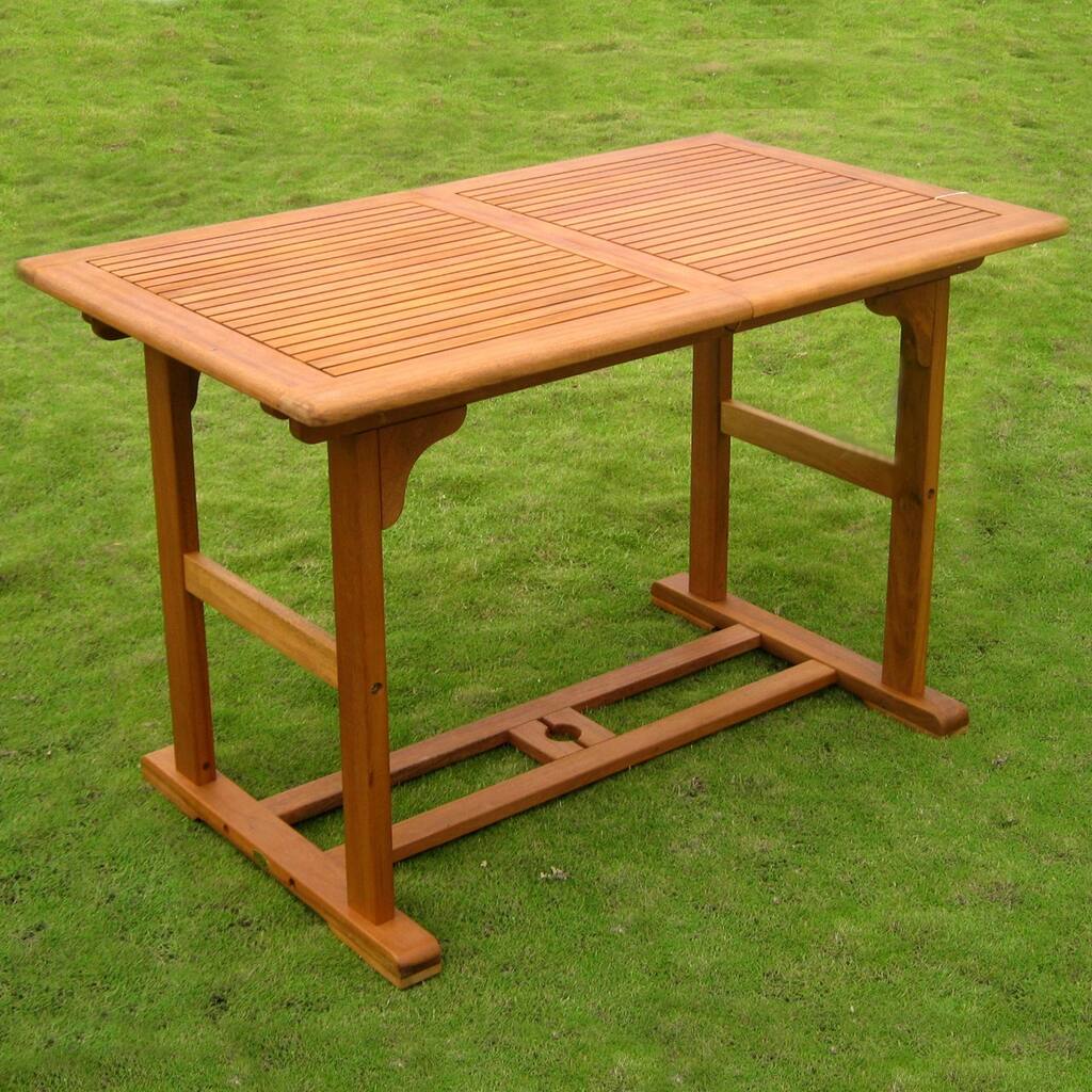 Royal Tahiti 48-inch to 63-inch Butterfly Leaf Outdoor Rectangular Extension T