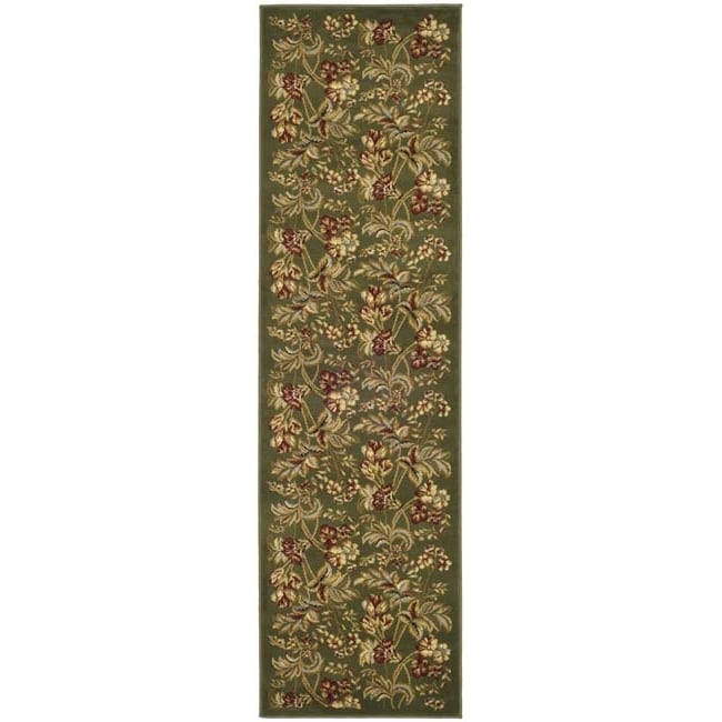 Lyndhurst Collection Floral Sage Rug (23 X 6)