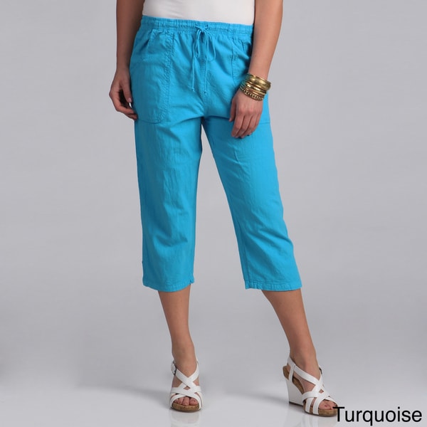 women's cotton capris