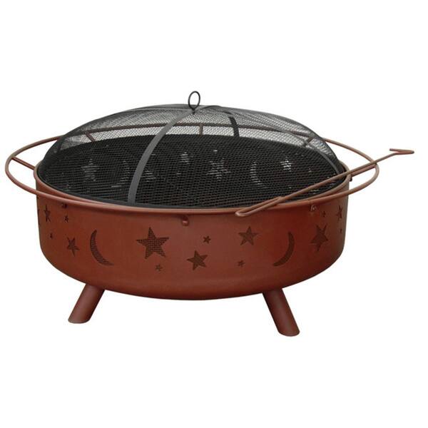 Shop Landmann Super Sky Stars And Moon Fire Pit With Poker Spark