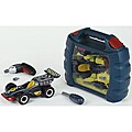 Theo Klein Bosch Blue Plastic Grand Prix Car Set with Carry Case