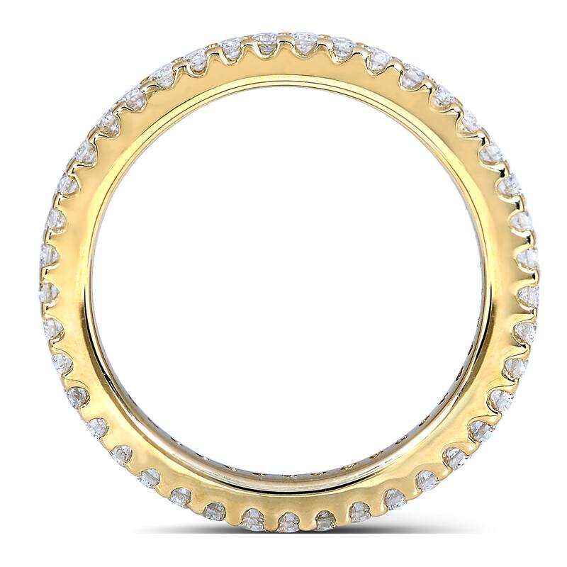 Annello by Kobelli 14k Gold 1/2ct TDW Diamond Eternity Wedding Band