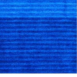 Indo Hand Knotted Tibetan Striped Blue Wool Rug (4' x 6') 3x5   4x6 Rugs