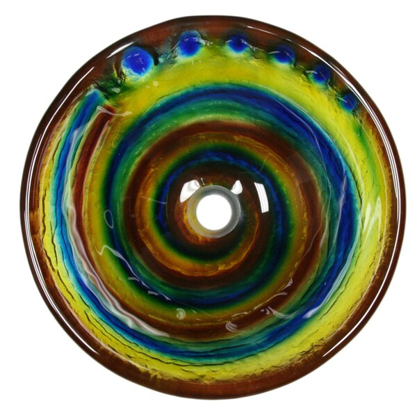 Bohemian Glass Vessel Sink   14150367 Great