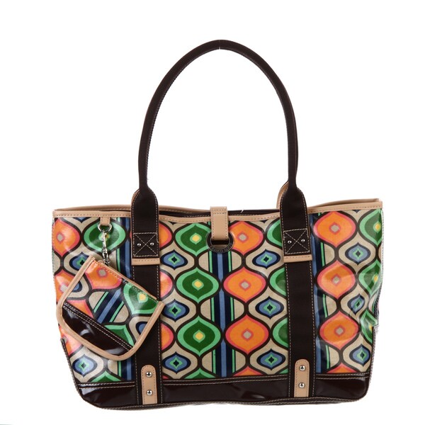 Franco Sarto Tosca Pea Print Large Tote Bag Free Shipping Franco Sarto Tosca Pea Print Large Tote Bag