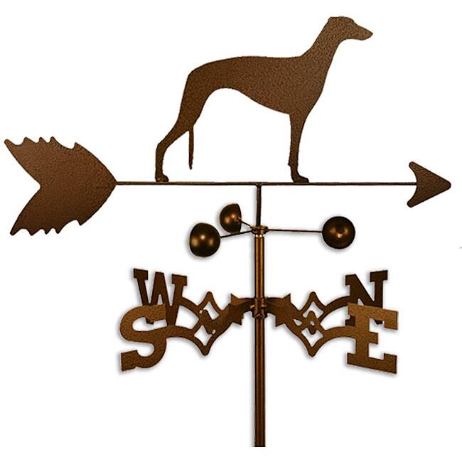 Handmade Greyhound Dog Copper Weathervane