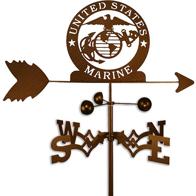 Handmade Armed Services US Marine Corps Weathervane