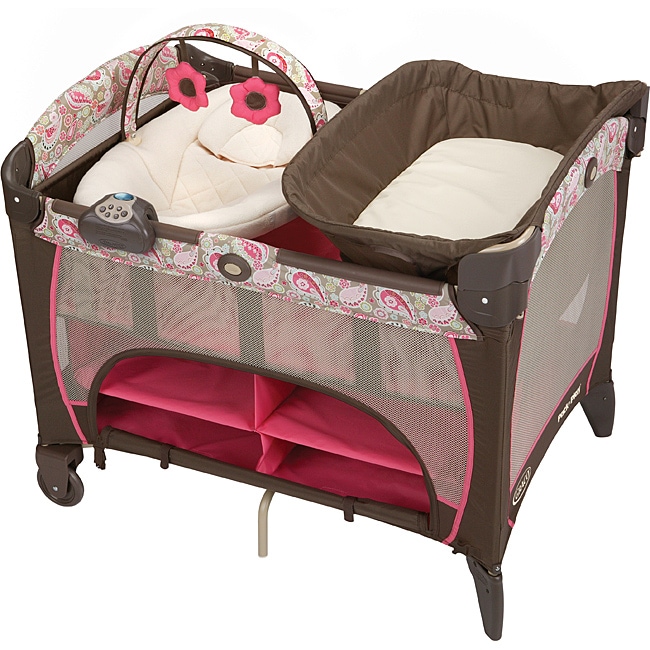 Graco Pack 'n Play Playard with Newborn Napper DLX in Jacqueline - Free