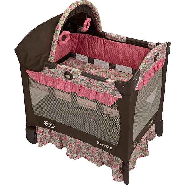 Graco Travel Lite Crib in Jacqueline - Free Shipping Today ...