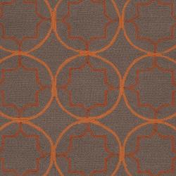 Hand hooked Orange Mackay Indoor/Outdoor Moroccan Trellis Rug (8' x 10') 7x9   10x14 Rugs