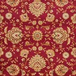 Woven Burgundy Helminth Olefin Rug (5'3 x 7'3) 5x8   6x9 Rugs