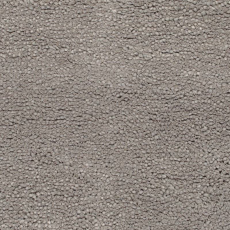 Hand-woven Gray Haphe New Zealand Wool Plush Shag Area Rug - 2'6" x 8' Runner - 2'6" x 8' Runner