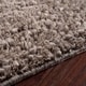 preview thumbnail 4 of 7, Hand-woven Gray Haphe New Zealand Wool Plush Shag Area Rug - 2'6" x 8' Runner - 2'6" x 8' Runner