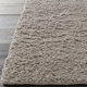 preview thumbnail 3 of 7, Hand-woven Gray Haphe New Zealand Wool Plush Shag Area Rug - 2'6" x 8' Runner - 2'6" x 8' Runner