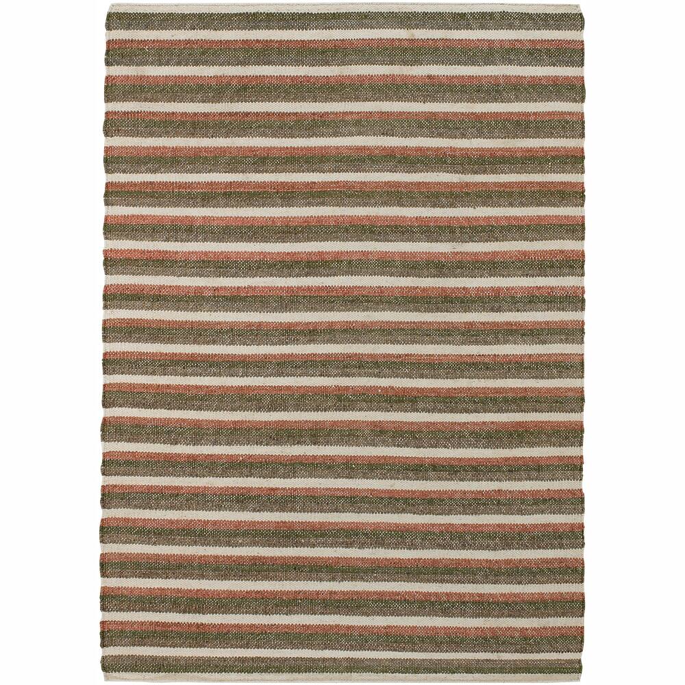 Hand-woven Mandara Stripes Rug (5' x 7'6)