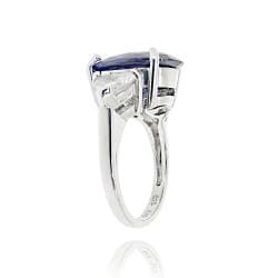 Icz Stonez Sterling Silver Cubic Zirconia 3 stone Solitaire Ring ICZ Stonez Cubic Zirconia Rings