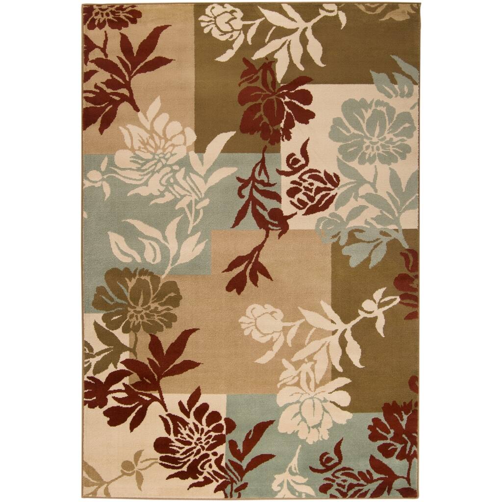 Woven Tan Ginge Area Rug - 7'9" x 11'2"