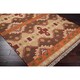 preview thumbnail 3 of 4, Hand-woven Orange/Brown Southwestern Aztec Agora Hard Twist Wool Area Rug - 8' x 11' - 8' x 11'