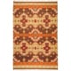preview thumbnail 1 of 4, Hand-woven Orange/Brown Southwestern Aztec Agora Hard Twist Wool Area Rug - 8' x 11' - 8' x 11' Brown - 8' x 11' - Rectangle