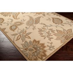 Woven Beige Ankylo Rug (6'7 x 9'6) Surya 5x8   6x9 Rugs