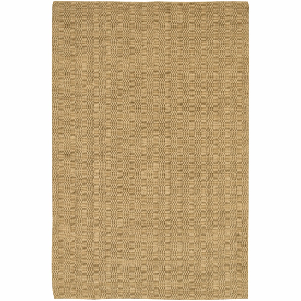 Handwoven Mandara Tan Rug Made Of Refined Jute (36 X 56)