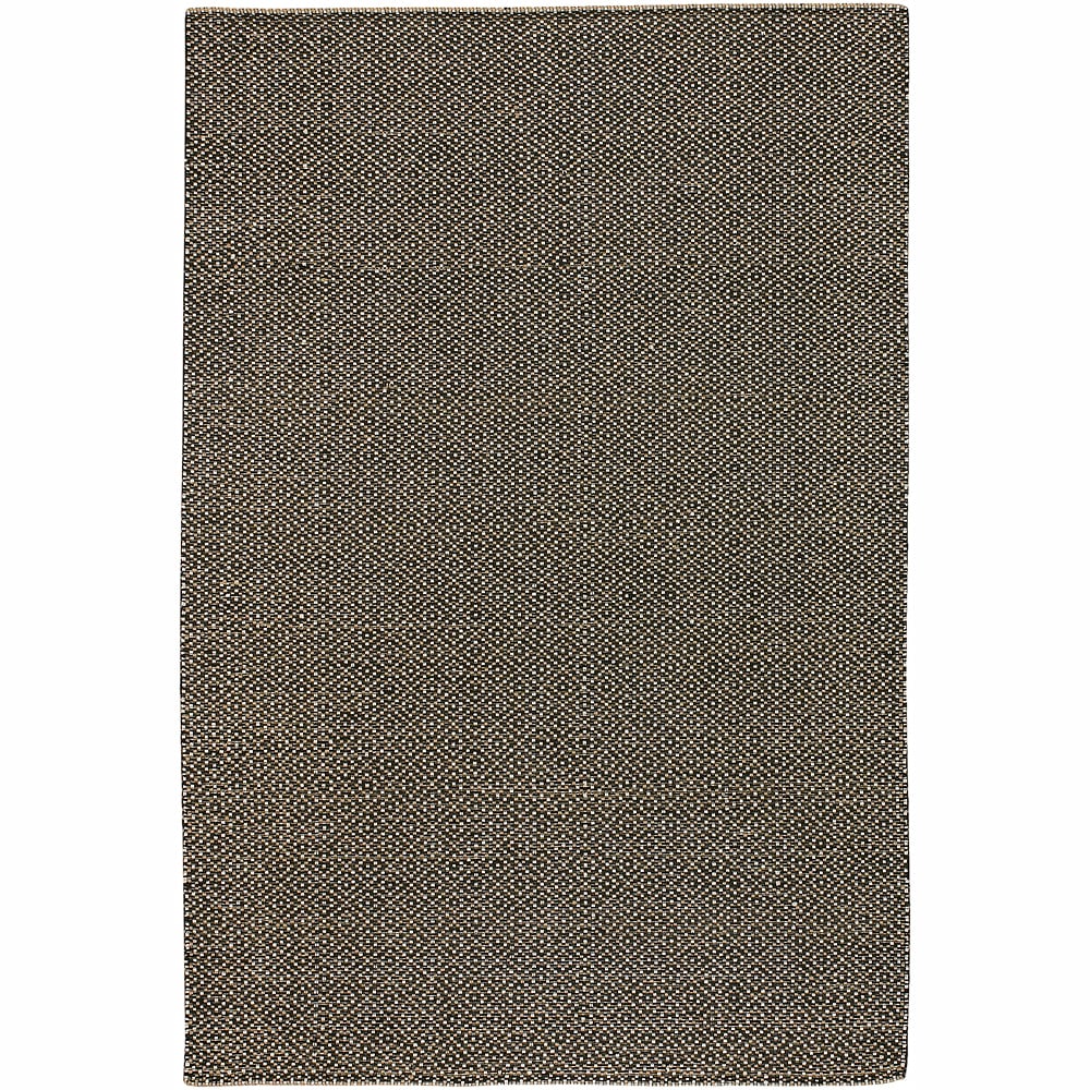 Hand woven Mandara Black Rug (79 X 106) (Black, ivoryPattern GeometricTip We recommend the use of a  non skid pad to keep the rug in place on smooth surfaces. All rug sizes are approximate. Due to the difference of monitor colors, some rug colors may va