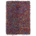 Artist's Loom Hand-woven Shag Rug (5' x 7')