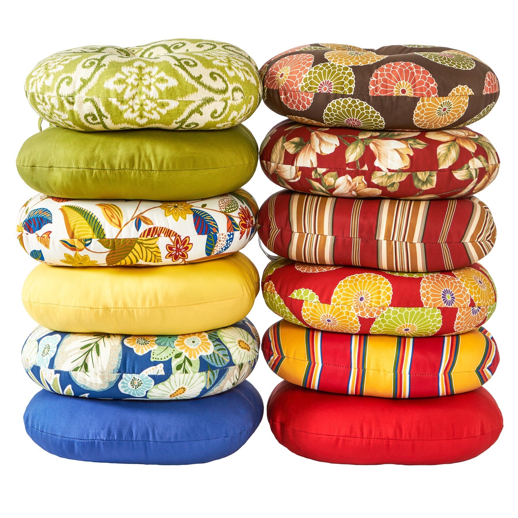 Havenside Home Driftwood 18 Inch Round Outdoor Yellow Bistro Chair Cushion Set Of 2 Havenside Home Driftwood 18 Inch Round Outdoor Yellow Bistro Chair Cushion Set Of 2