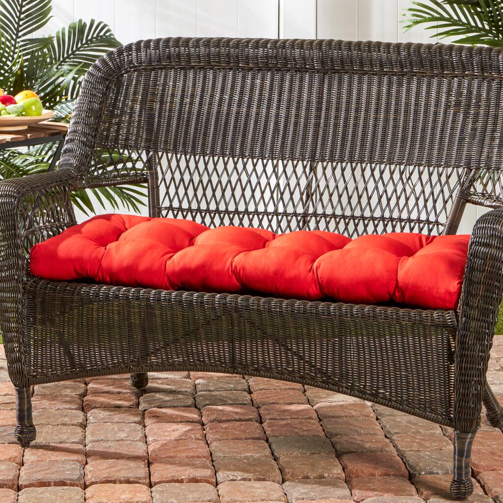 44-inch Outdoor Salsa Red Swing/ Bench Cushion