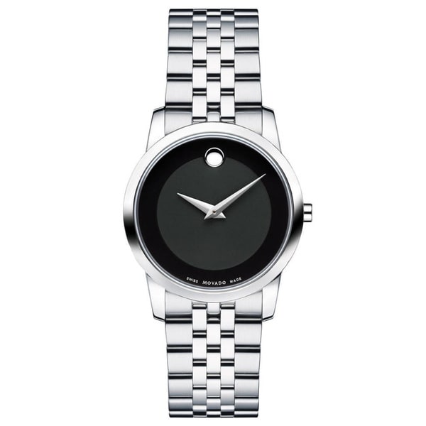 Shop Movado Women's Museum Stainless Steel Watch - Free Shipping Today ...
