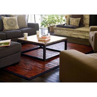 Jani 5x8 6x9 Rugs Online At Our Best Area Jani Apyan Mahogany Bamboo Rug With Black Border 5