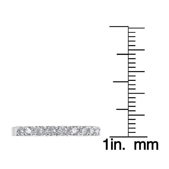 Auriya 5/8ctw Ultra-Thin Stackable Diamond Wedding Band 14k Gold (H-I, I1-I2)
