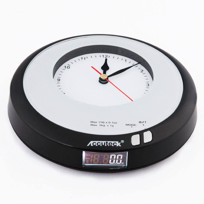 WeightMax Digital Kitchen Scale and Clock