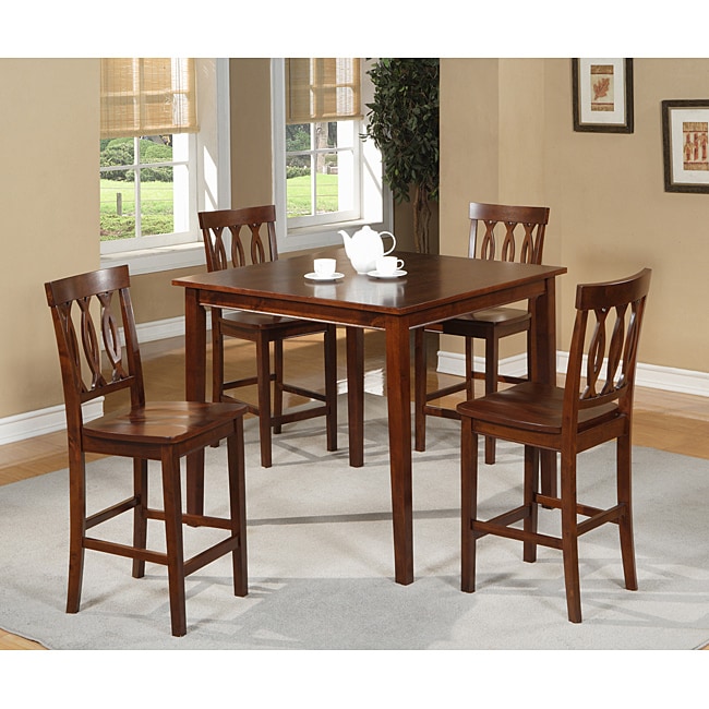 Espresso Finish Pub Table Dining Set