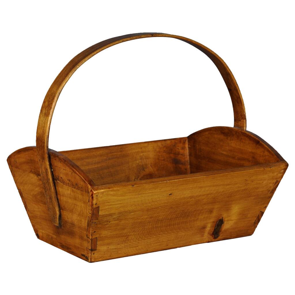 European-style Wooden Fruit Bucket