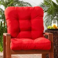 Havenside Home Driftwood Outdoor Red Seat/ Back Chair Cushion