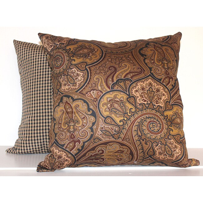 Paddock Shawl Onyx Decorative Pillows (Set of 2)