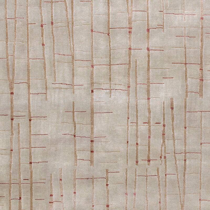 Hand-knotted Green Anatolia Abstract Design Wool Area Rug - 5' x 8' - 5' x 8'