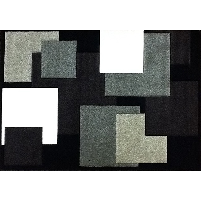 Modern Deco Chocolate Boxes Rug (79 X 105)