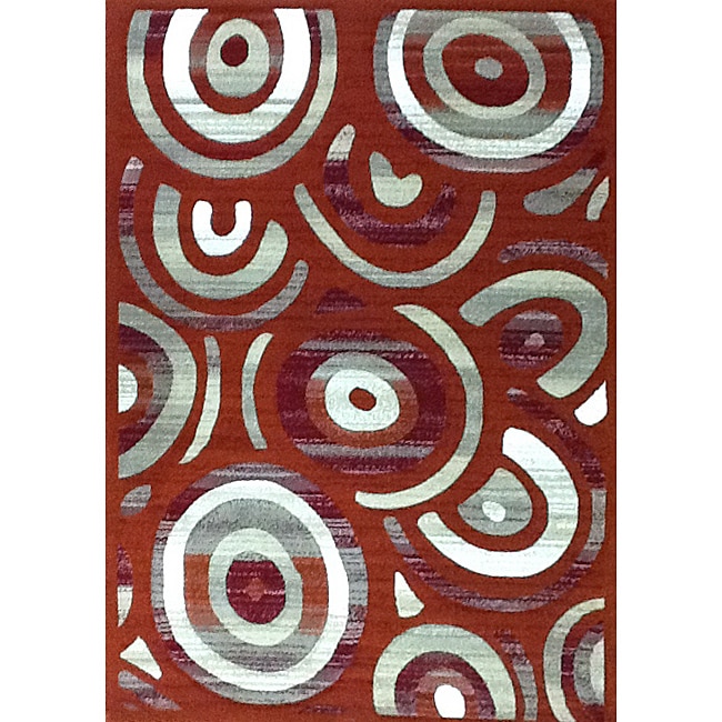 Generations Rust Stellar Rug (79 X 105)